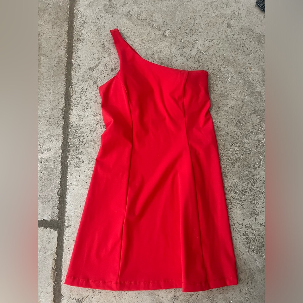 Outdoor Voices One Shoulder Dress